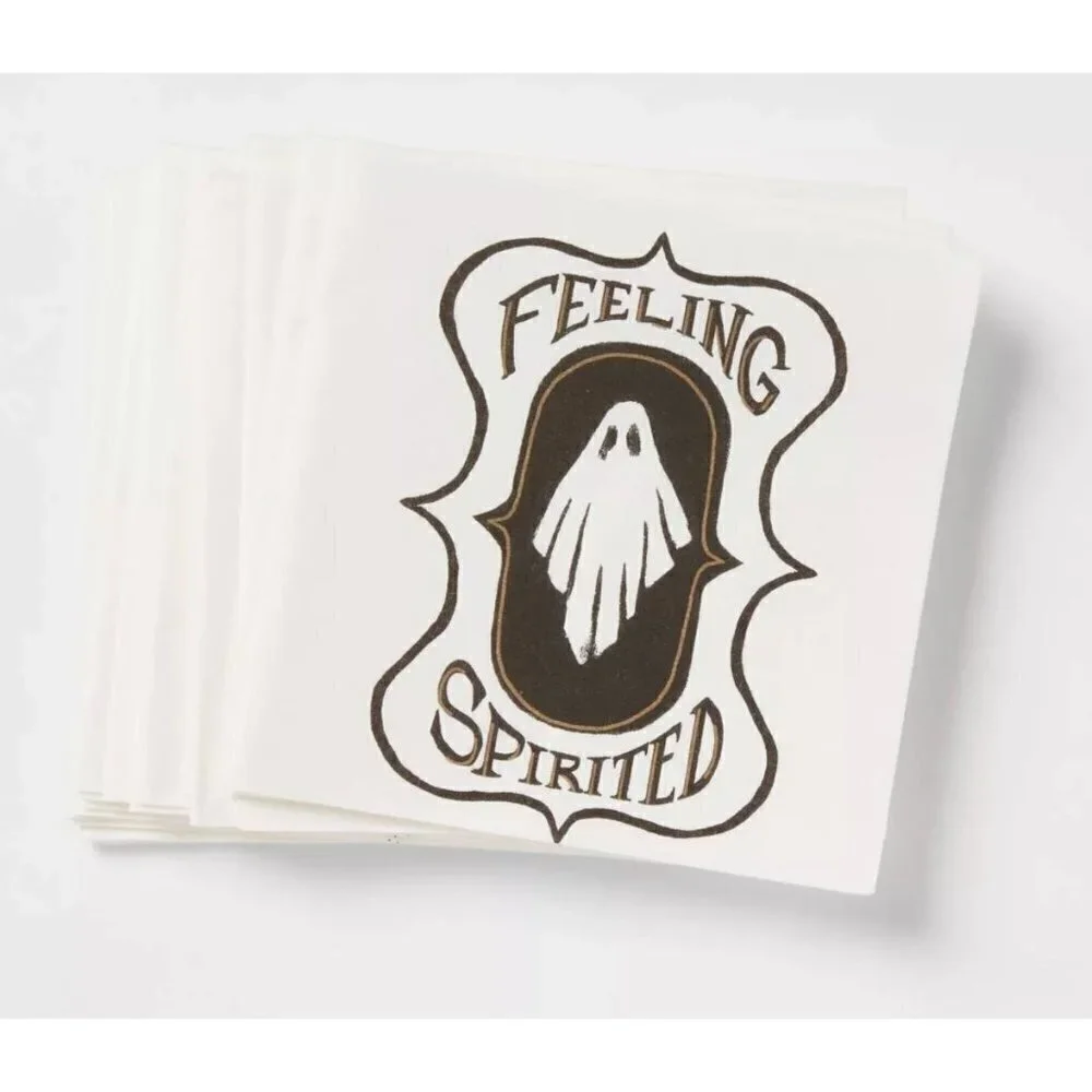 Target Threshold™ 20ct Beverage Disposable Napkins 'Feeling Spirited' Set of 2